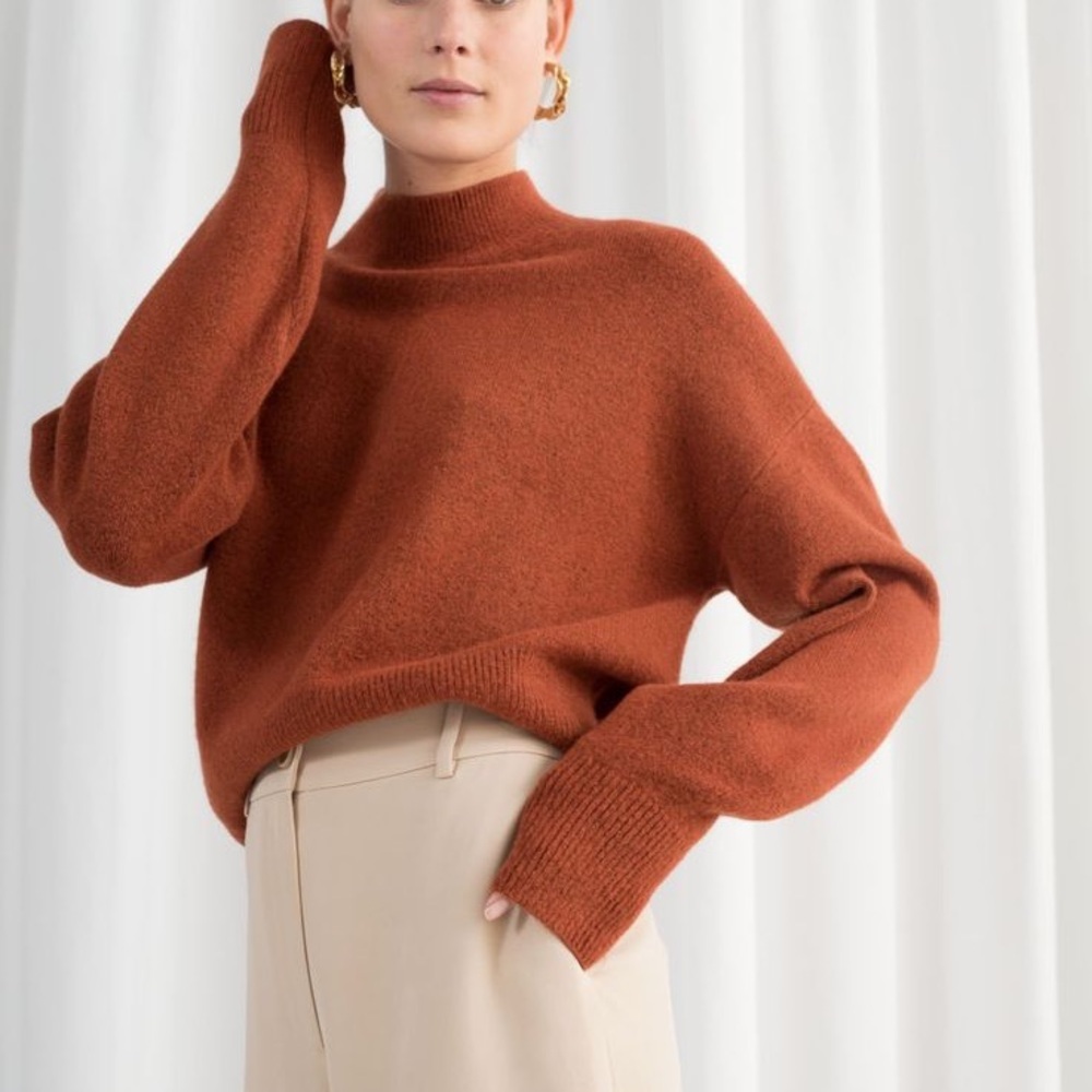 & Other Stories Rust Orange Women's Sweater